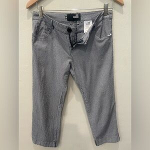 Love Moschino Women’s Gingham Stretch capri Pants - Size 30
